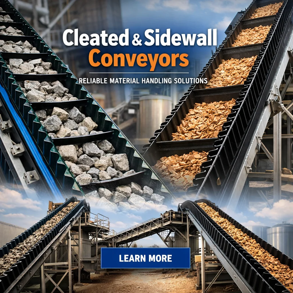 Cleated & Sidewall Conveyors