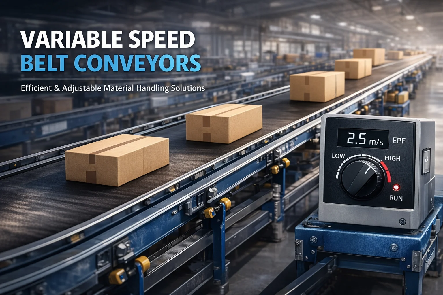 Variable Speed Belt Conveyors